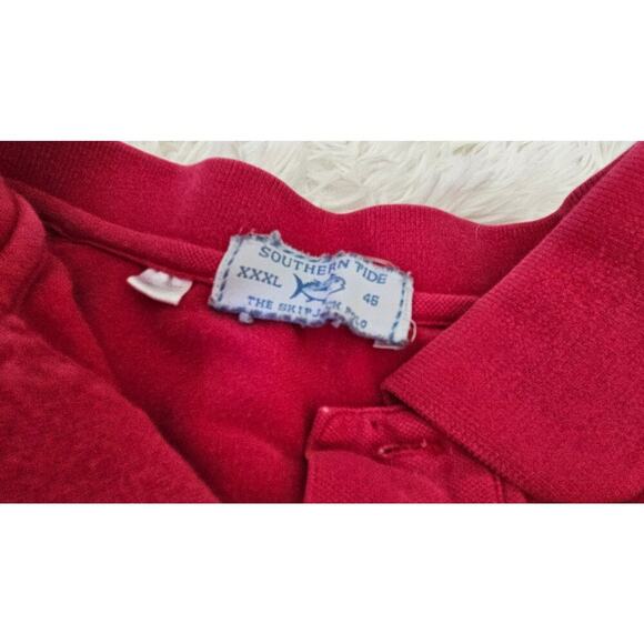 Southern Tide Skipjack Polo Long Sleeve Bundle, Size XXXL, 1 ea Red,Black,Green - Picture 3 of 12